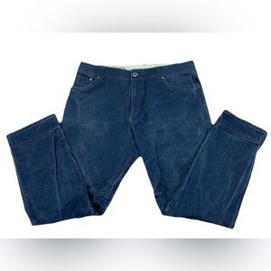 KUHL Rydr Jeans Pants Men’s 40x 34 Blue 5016 Distressed Reinforced Knees Cotton